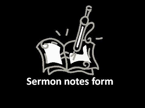 sermon notes