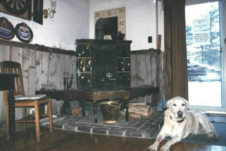 German tile stove