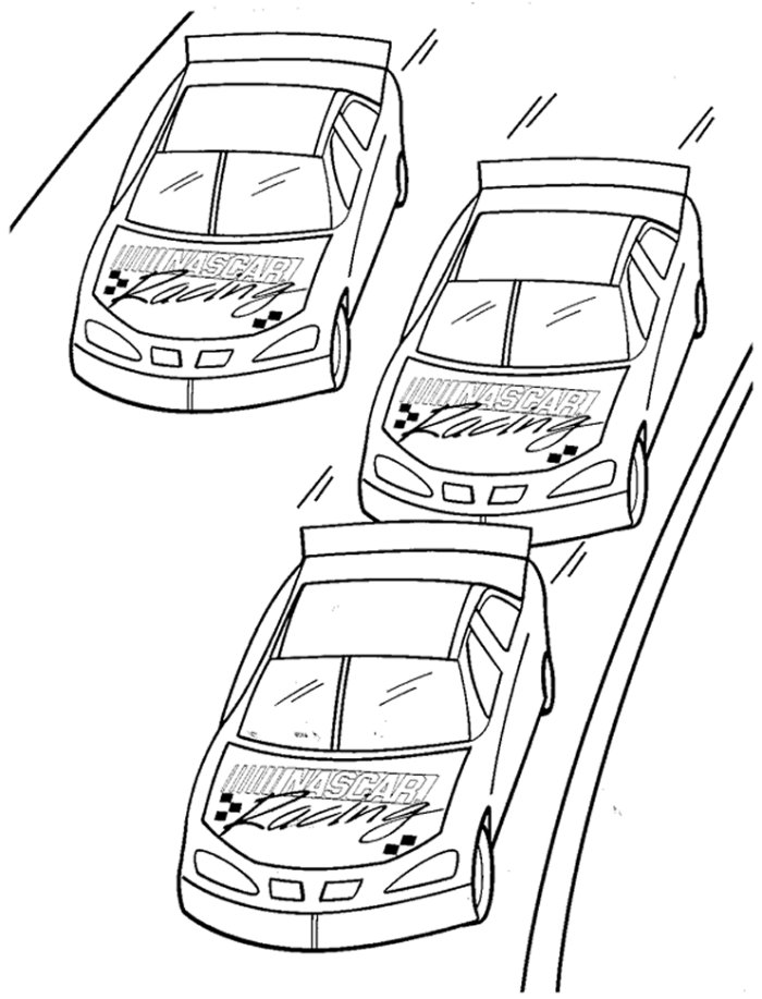 nascar coloring book pages - photo #25