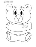 Coloring Sheet of Boomer the Bear