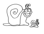 Coloring Sheet of snails