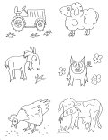 Coloring Sheet of the Beach