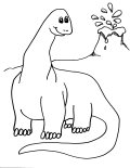 Dinosaurs Coloring Sheets Page