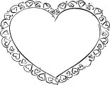 Valentines Heart Coloring Sheet