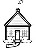 School house Coloring Sheet