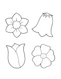 Flowers Coloring Sheet