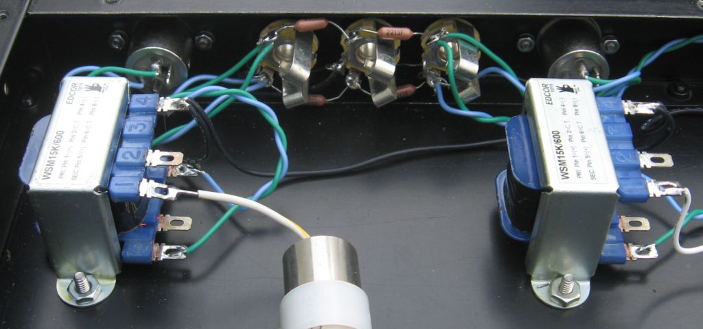 preamp
              output transformers and jacks