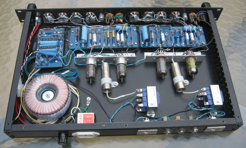 rear oblique view of preamp