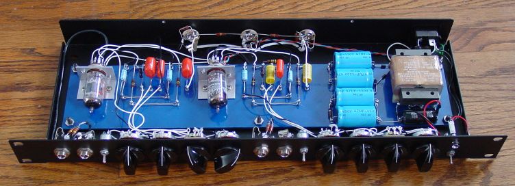 Dual blackface preamp - front view