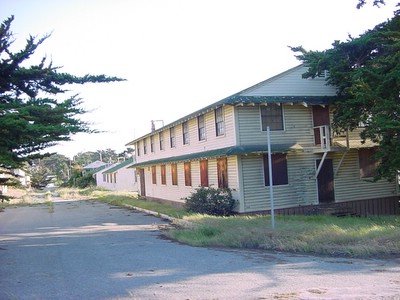 abandoned barracks, Fort Ord