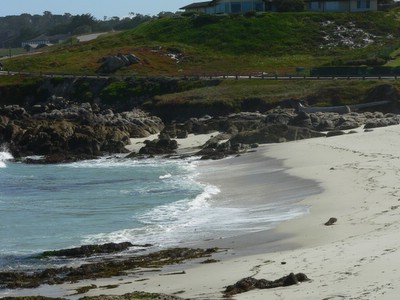 beach footprints