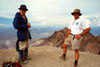 Jack Freeman & Jerry Klein on summit of Mt. St. Helens, Washington