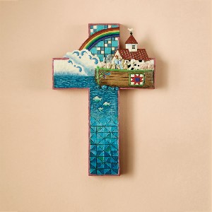 Noah's
                  Ark Wall Hanging Cross