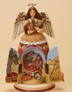 Beauty of the Harvest
                            Angel with Hiddle Scene in Skirt