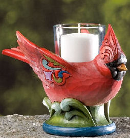 Cardinal Votive
                          Candleholder