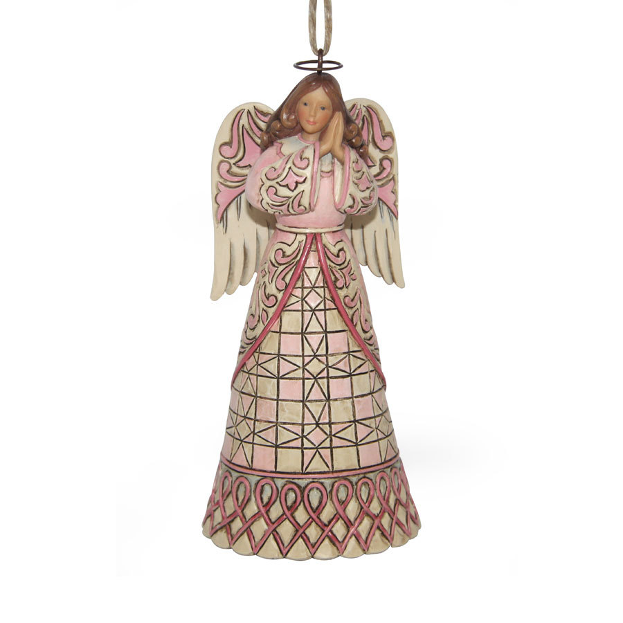 Susan G. Komen
                                  Pink Breast Cancer Awareness Angel
                                  Ornament with Praying Hands