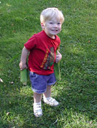 Image: Will with corn