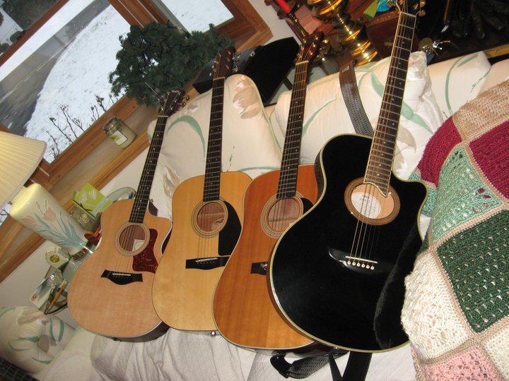 acoustic guitars
