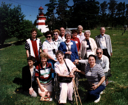 Attendees at Fulton Family Reunion, 1997, Nova Scotia, Canada