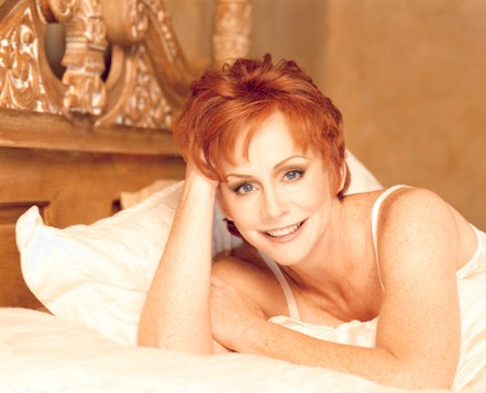 Reba in White Gown