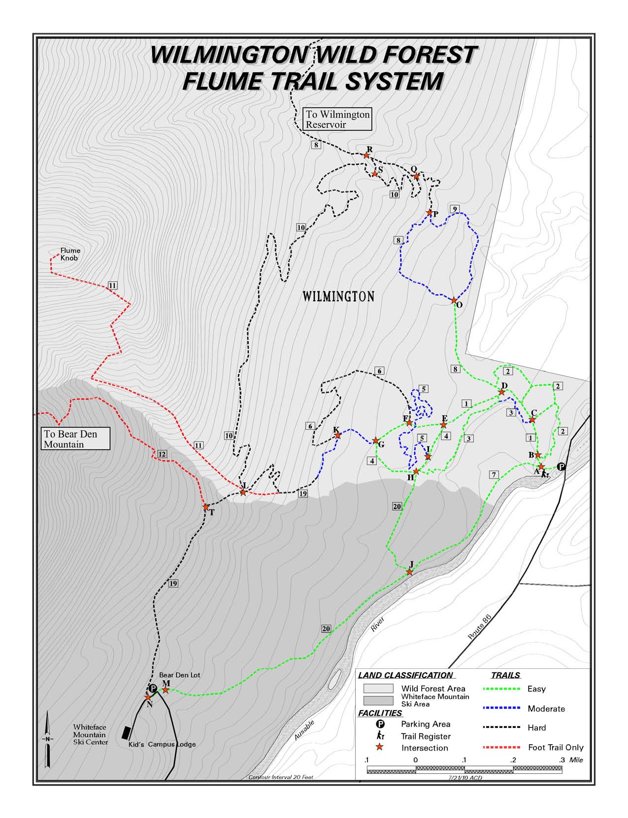 Flume Trails Map