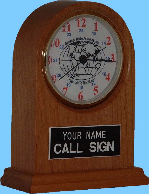 Model 2000 Have your Name and Call Sign on these Clocks $20.00