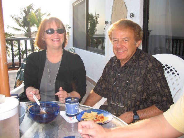 Jac and Betty on the Cannon House terrace