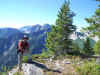 Bald Eagle Peak in the far background.