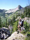 Me with Alaska Peak in the background. Notice how tired I look?