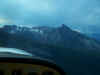 Flying across the divide to Ibex Peak.