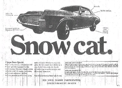 Mercury Cougar special edition 1snowcat