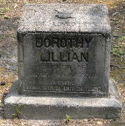 Dorothy Jillian Russel grave