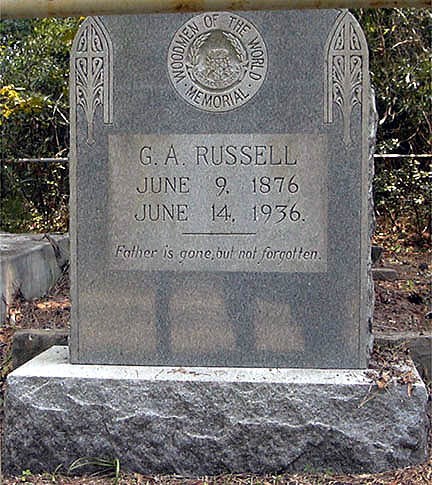 G. A. Russle grave