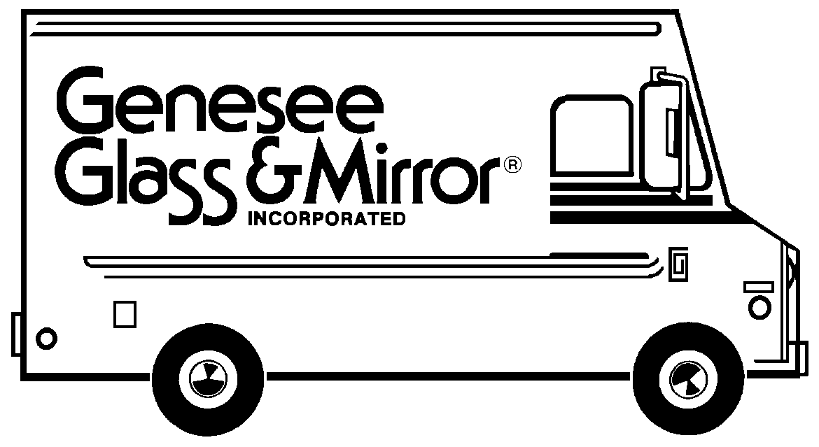 Genesee Glass Truck Logo
