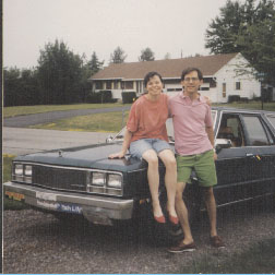 [George, Mary and landyacht]