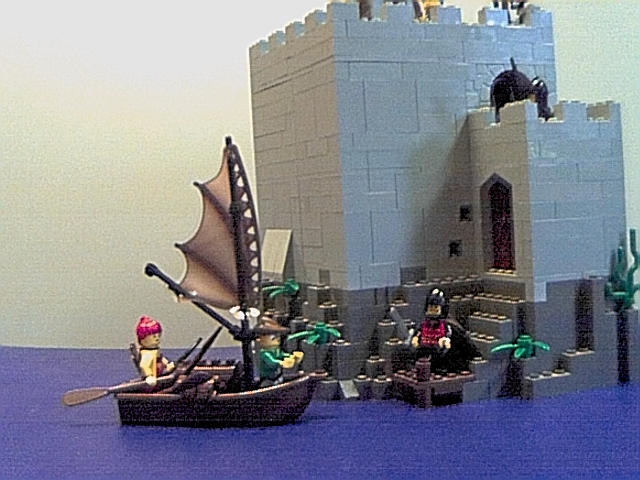 Approaching the watch tower