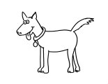 Coloring Sheet of a doggie