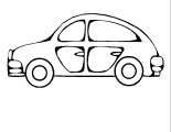 VW bug coloring page