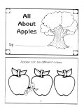 All About Apples Coloring Sheet