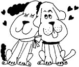 Puppy Love Coloring Sheet