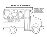School bus Coloring Sheet