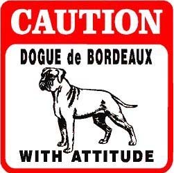CAUTION: DOGUE de BORDEAUX Sign- Amazon