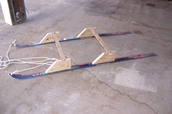 My Homemade $15 Sled! AKA The "Smitty Sled"