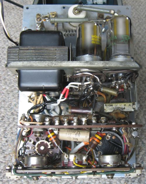 Philco
7001 VTVM rear after restoration