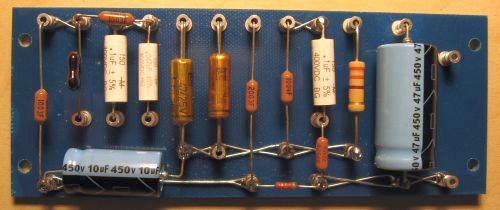 preamp
                              turret board - components placed