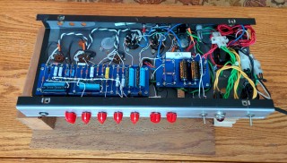 Front view of chassis for Jon's assembled
Trainwreck Express