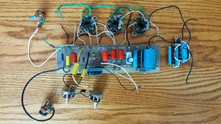 Vacuum tube cicuit from Jon's original
                        conversion