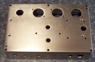 drilled box front