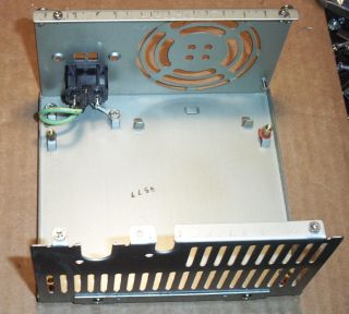 Recycled PC power supply enclosure