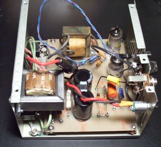 Assembled amp left